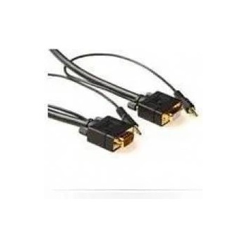 MicroConnect SVGA HD15 5m M-F. 3.5MM 2X 3.5MM 30CM & 30CM M-M