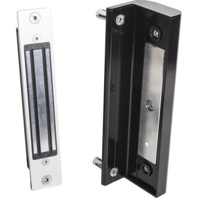 LOCINOX B MAG 2500 C - prídržný elektromagnet s dorazovou lištou, pre krídlové bránky, čierny
