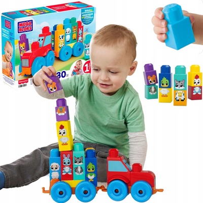 Mega Bloks Traktor so zvieratkami