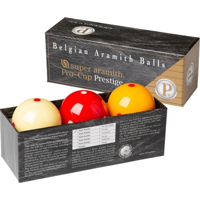 Aramith Super Aramith Pro-Cup Prestige Karambolové gule 61,5 mm - 3 ks