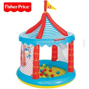  Надуваем цирк FISHER PRICE с 25 топки 104 x 137 BESTWAY 93505
