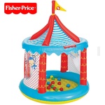  Надуваем цирк FISHER PRICE с 25 топки 104 x 137 BESTWAY 93505