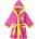 Interbaby Bathrobe - Pink (Fuchsia)