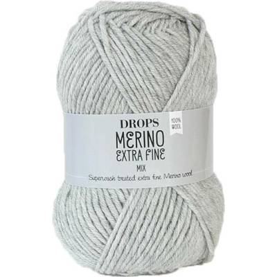 Příze DROPS Merino Extra Fine mix 05 - světle šedá