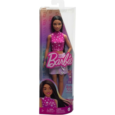 Barbie Fashionistas s ružovým tričkom HRH13