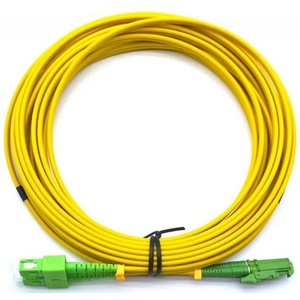 Conneu Оптични пач корди E2000/APC - SC/АPC сингъл мод, симплекс, 10м (CNFJ-E2ASCAOS2SYE3mm-10)