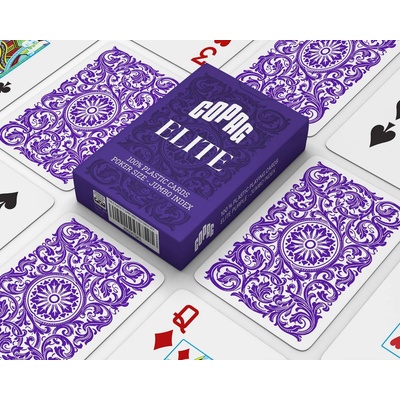 Copag Elite Poker Jumbo big index fialové plastic