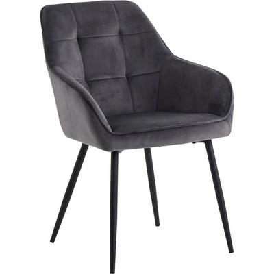 Unique Furniture Nolan Square s podrúčkami Sivé 2 ks