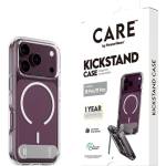 Panzer Кейс CARE by PanzerGlass за iPhone 18 Pro/17 Pro, Kickstand Transparent w. White MagSafe