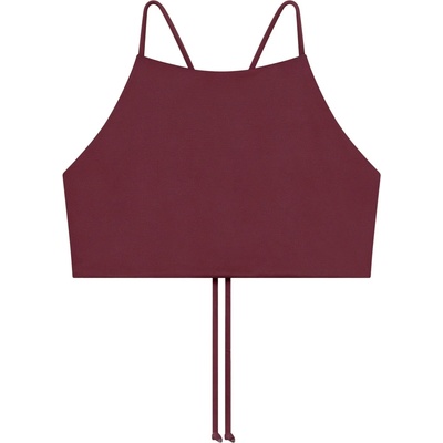 DEDICATED Дамско бикини горнище DEDICATED Women's Bikini Top Orust Bikini top - Burgundy - размер XL (150-4039-0715)