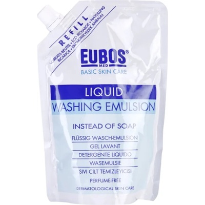 Eubos Basic Skin Care Blue миеща емулсия без парфюм пълнител 400ml