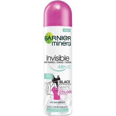 Garnier Mineral Invisible део спрей против изпотяване за жени 150 мл