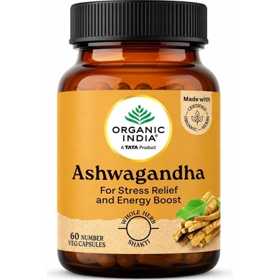 Organic India Ashwagandha kapsuly 60 ks