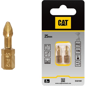 Caterpillar Накрайник CAT DA01001 PH2x25мм S2 2 бр. к-т (3512677)