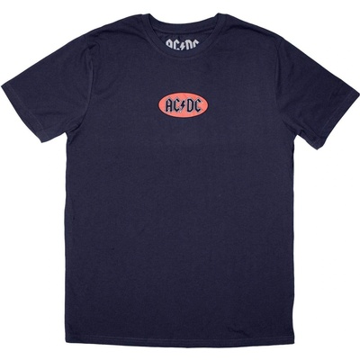 AC/DC Mini Oval Logo Navy Blue L Риза (ACDCTS122MN03)