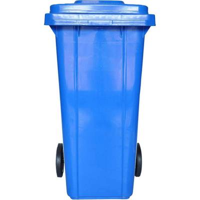 Roto Пластмасова кофа за отпадъци на колела, , 120 литра, синя