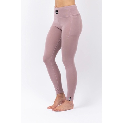 Eivy Pocket Merino Wool Rib Tights sand