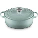 Le Creuset Съдове за готвене SIGNATURE 29 см, 4, 7 л, овална форма, SEA SALT, чугун, Le Creuset (LECR21178297174430)