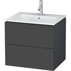 Duravit L-Cube - Шкафче за умивалник 55x62x48 см, 2 чекмеджета, графит матов LC624004949 (LC624004949)