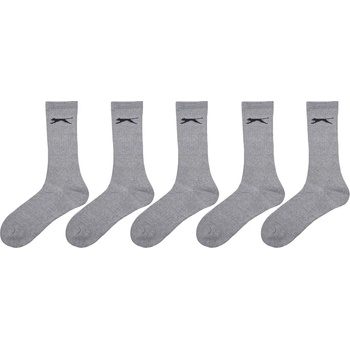 Image 1 of Slazenger Мъжки чорапи Slazenger 5 Pack Crew Socks Mens Size 12+ - Black