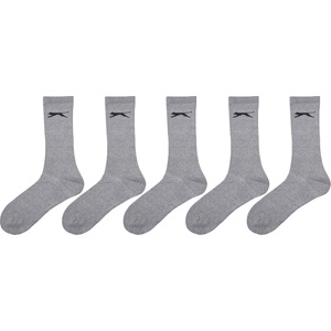 Slazenger Мъжки чорапи Slazenger 5 Pack Crew Socks Mens Size 12+ - Black