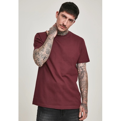 Urban Classics Мъжка тениска във виненочервено Urban Classics Basic TeeUB-TB2684-02243 - Тъмночервен, размер S