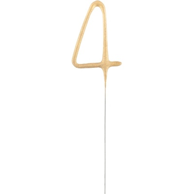 GodanPrskavka zlatá číslice 4