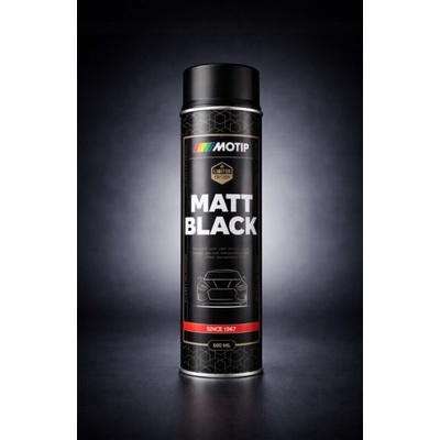 Motip akrylový lak čierny matný sprej 604006 600ml