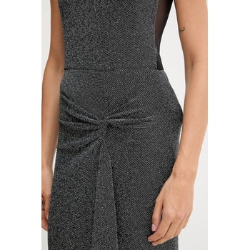 Patrizia Pepe Рокля Patrizia Pepe в сребристо среднодълга със стандартна кройка 2A2990 J340 (2A2990.J340)