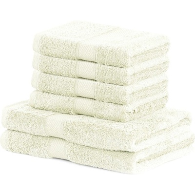 Restilo Комплект от 2 светлобежови кърпи и 4 кърпи Ecru Bamby - DecoKing (5902633916923)