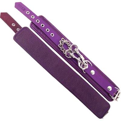 ostatní ROUGE Leather Wrist Cuffs Purple