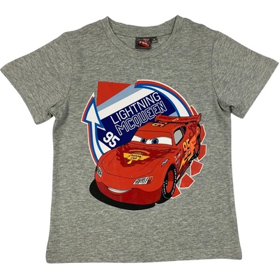Setino Тениска за момчета - Коли McQueen сива Размер - деца: 128