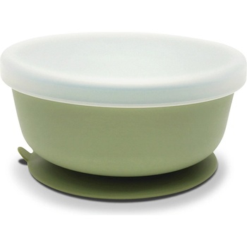 Lorelli Силиконова купа с ваккум и капак Lorelli - Natural, Fresh Green (10230640004)