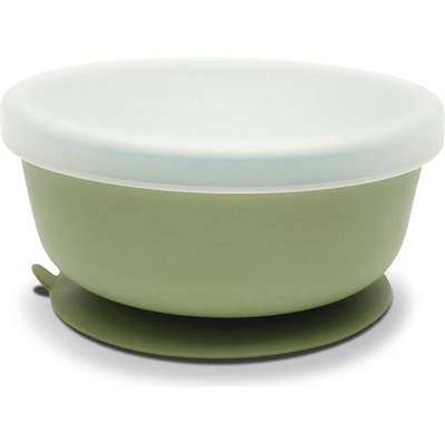 Lorelli Силиконова купа с ваккум и капак Lorelli - Natural, Fresh Green (10230640004)