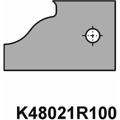 VBD pro sadu fréz na dveře - dlouhý čep K48021R100
