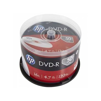 HP DVD-R HP (Hewlett Pacard) 120min. /4.7Gb. 16X (Printable) - 50 бр. в шпиндел