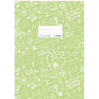 Obal na zošit Schooldoo A5 svetlozelený