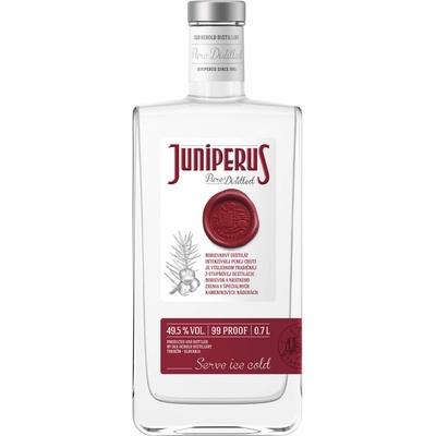 Juniperus Borovička 49,5% 0,7 l (čistá fľaša)