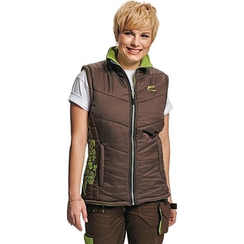 Cerva YOWIE Zimná vesta dámska Hnedá