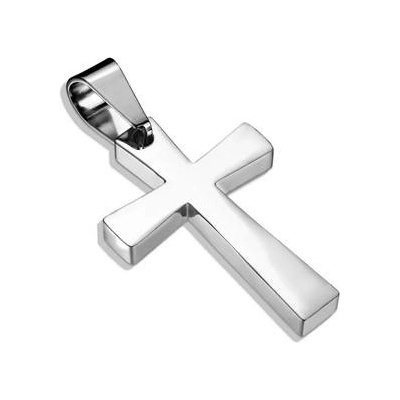 Šperky4U Ocelový přívěšek kříž OPP1755-ST