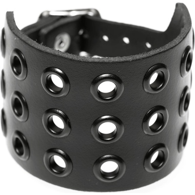 Black & metal гривна Пръстен - Черен - bwz-698