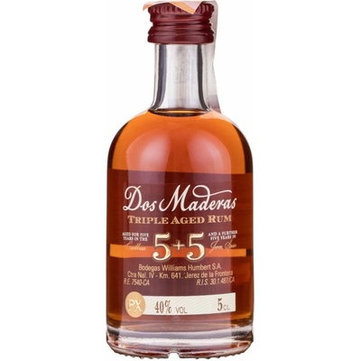 Dos Maderas P.X. 40% 5y + 5y 0,05 l (holá láhev)