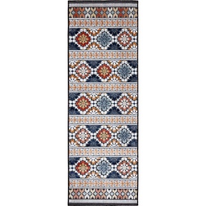 Flair Rugs Син външен килим 230x80 cm Aster - Flair Rugs (503119374015)