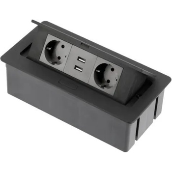 Image 1 of GTV 2 Plug + 2 USB AE-PBSUC2GS-53