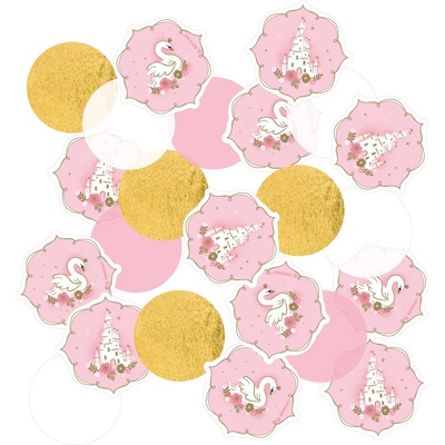 Amscan Конфети - Розов катинар / Лебед