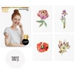 TATTonMe Металически татуировки за жени Букет комплект Gold (TSGoldBouquet)
