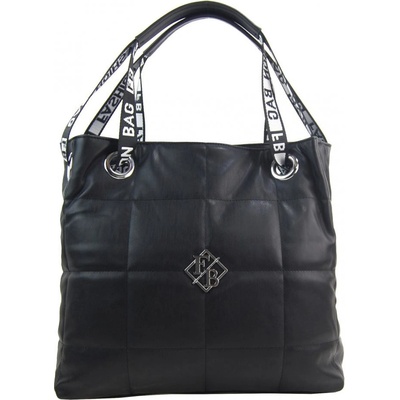 Fashion & Co veľká dámska kabelka cez rameno v prešívanom dizajne čierna