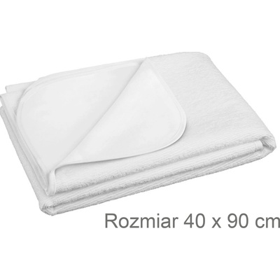 Akuku Froté nepremokavá podložka biela 40x90