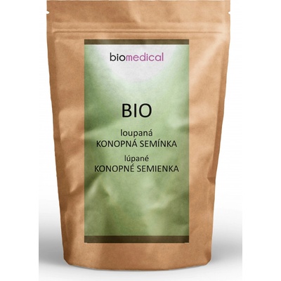 BioMedical Bio Konopná Semínka loupaná Natural 100 g