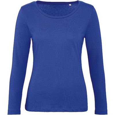 B&C Dámske tričko s dlhým rukávom TW071 Cobalt Blue
